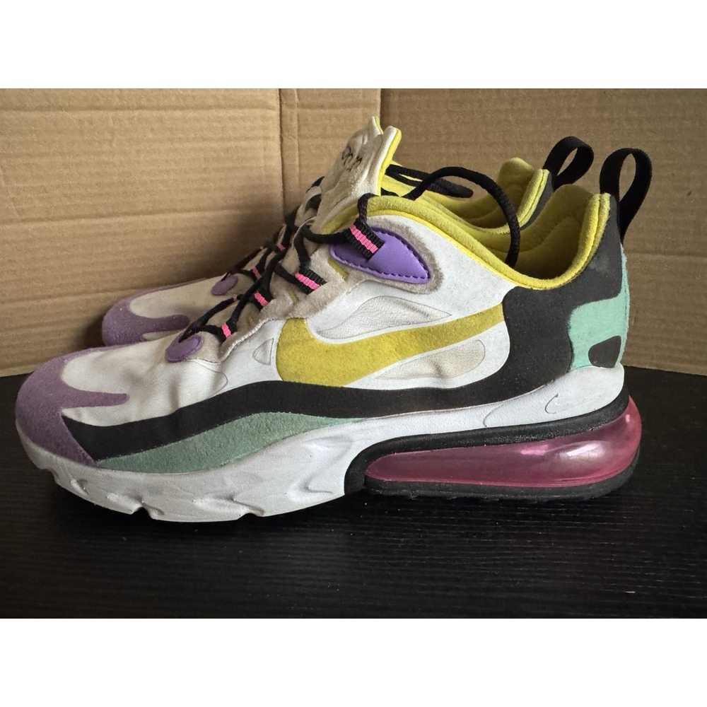 Nike Air Max 270 React Shoes Womens Athletic Trainers Sneakers Size 9